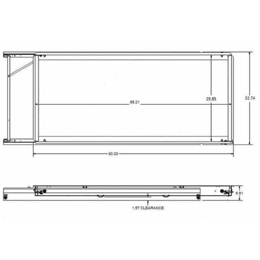 RV Sliding Cargo Tray