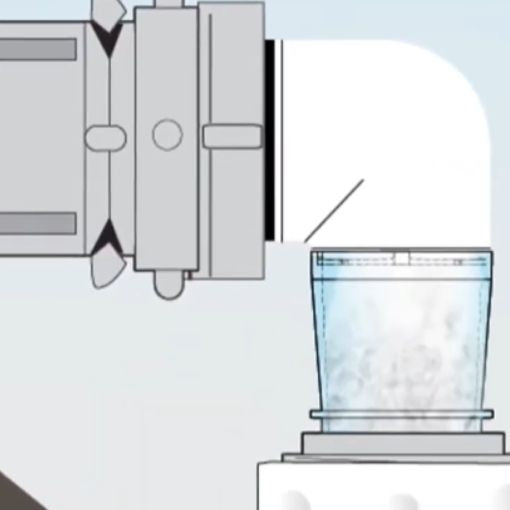 RV Sewer Extension for Recessed Dump Station