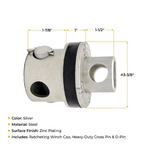 Ratcheting Winch Cap