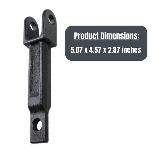 Single Tow Hook with Pull Pin and Frame Pin