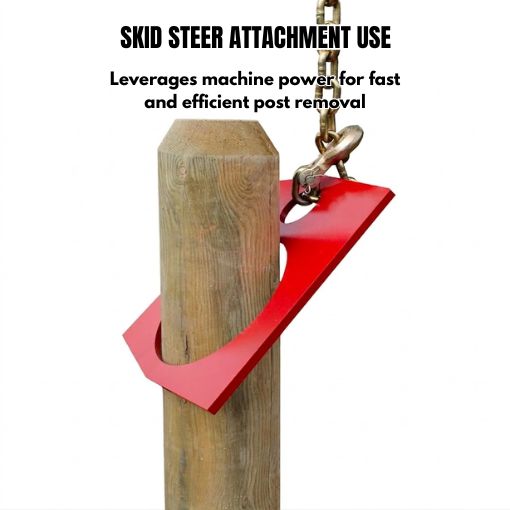 Skid Steer Post Fence Puller