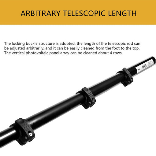 Telescopic Rod PV Panel Wash Cleaning Machine