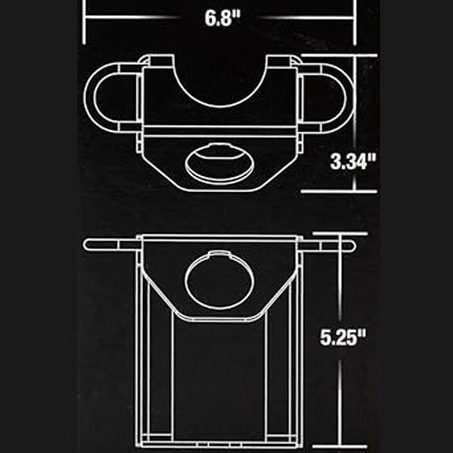 Trailer Safety Chain and 7-Way Plug/Cable Storage