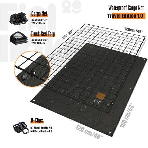Weatherproof Truck Bed Cargo Cover
