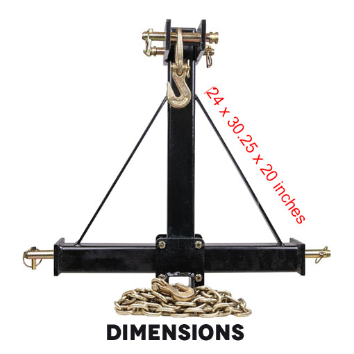 Heavy-Duty 3-Point Log Skidder