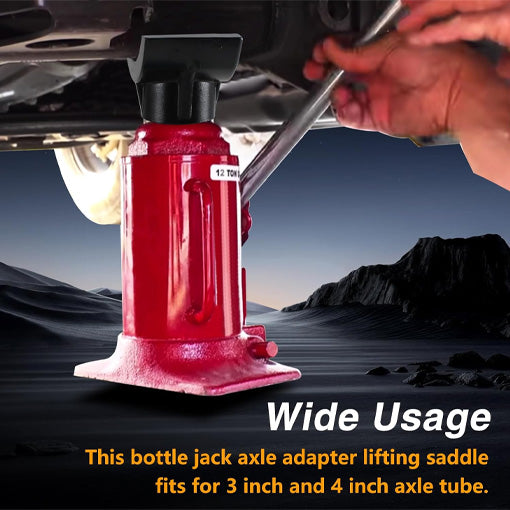 2-in-1 Bottle Jack Adapter Lifting Saddle