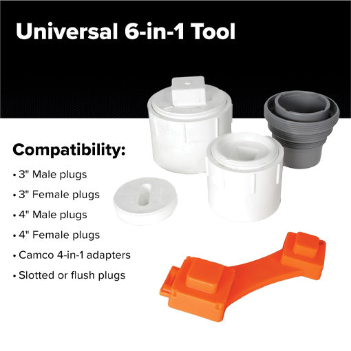 6-in-1 Camper/RV Sewer Wrench