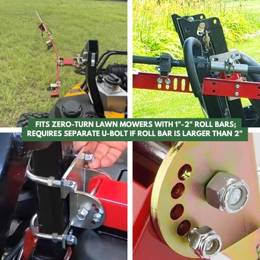 Adjustable Quick Clamp Lawn Mower Trimmer Rack