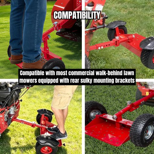 Adjustable Walk Behind Mower-Sulky