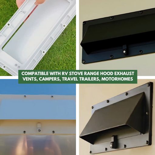 Aluminum RV Range Hood Vent Cover