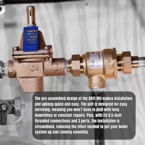 B911-M3 Threaded Combination Water Feeder and Backflow Preventer