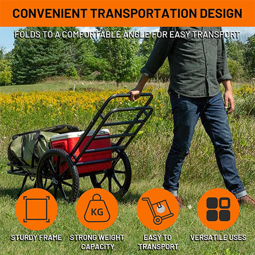 Hitch-Mounted Cargo Carrier and Game Cart