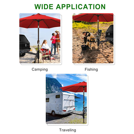 Heavy-Duty Hitch Mount Umbrella Holder