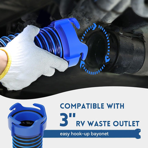 Upgraded 20 FT RV Sewer Hose Complete Kit