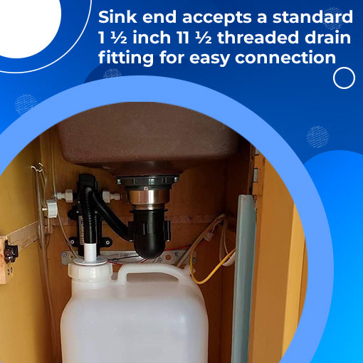 RV Single Sink Drain System
