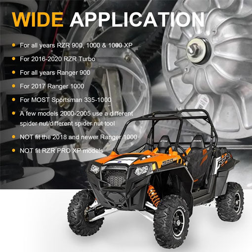 Complete Primary Clutch & Secondary Service Tools Kit