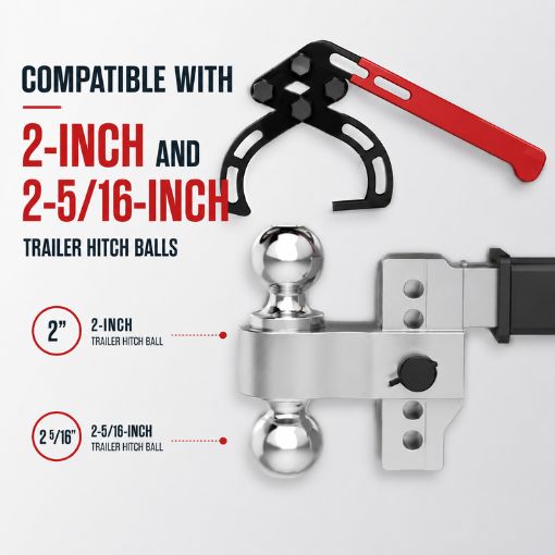 Self-Adjusting Hitch Lift Tool