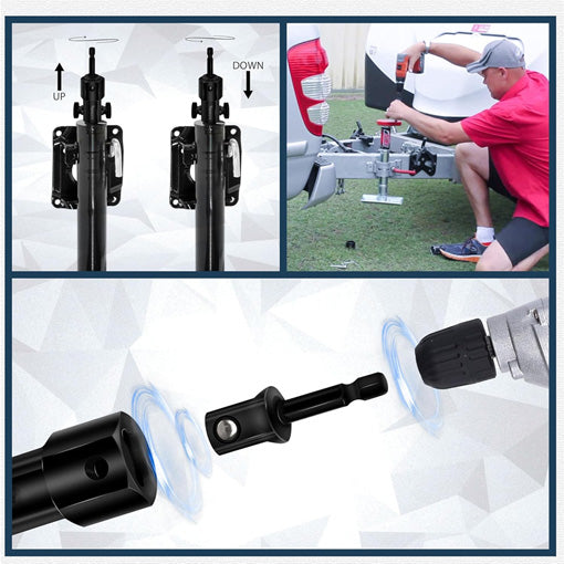 Top Wind Trailer Jack Drill Adapter