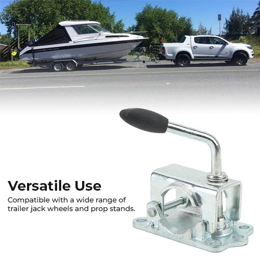 Trailer Jack Wheel Split Clamp