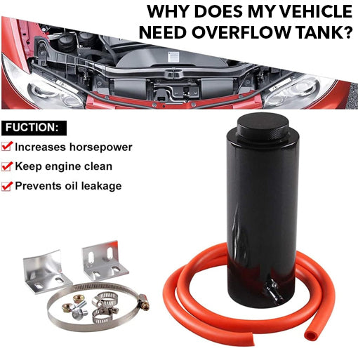 Universal Radiator Coolant Overflow Tank