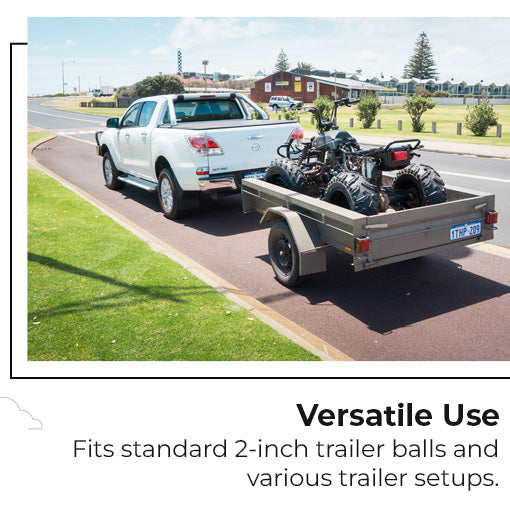 Auto Locking Trailer Coupler 2" Ball