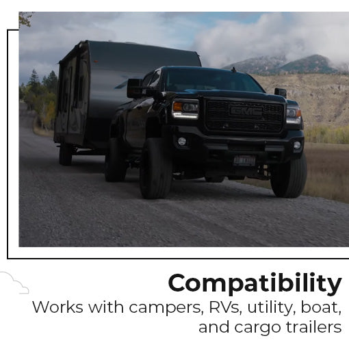 No-Sway Weight Distribution Hitch 4in Drop/Rise