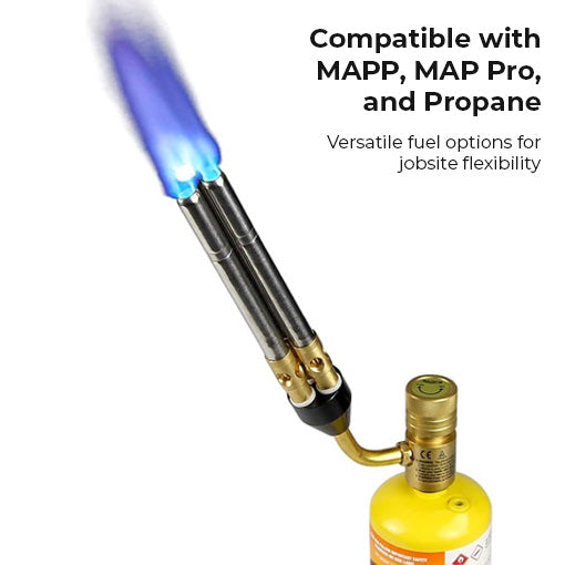 Triple Head Mapp/Propane Torch