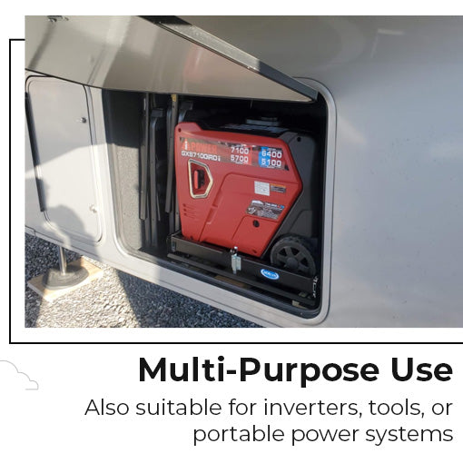 RV Generator Slide Out Tray