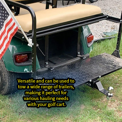Universal Golf Cart Trailer Hitch with 2" Receiver