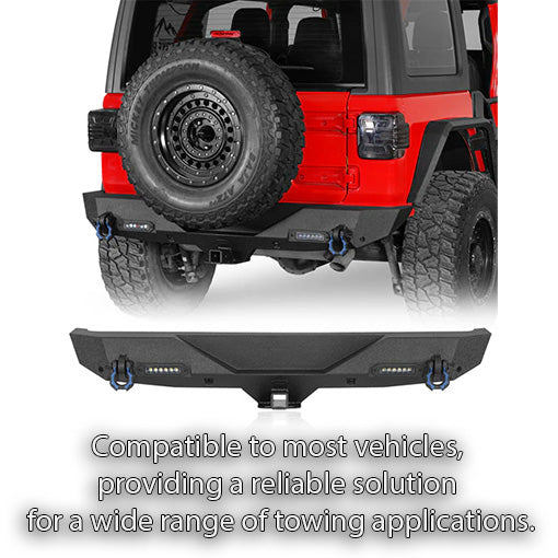 2" JL Rear Trailer Hitch Receiver