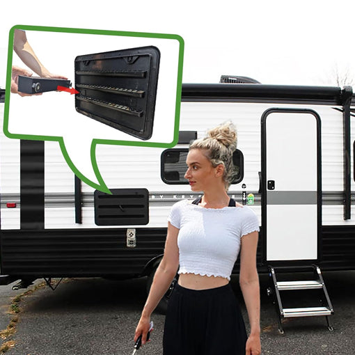 RV Fridge Ventilation Cooling Fan