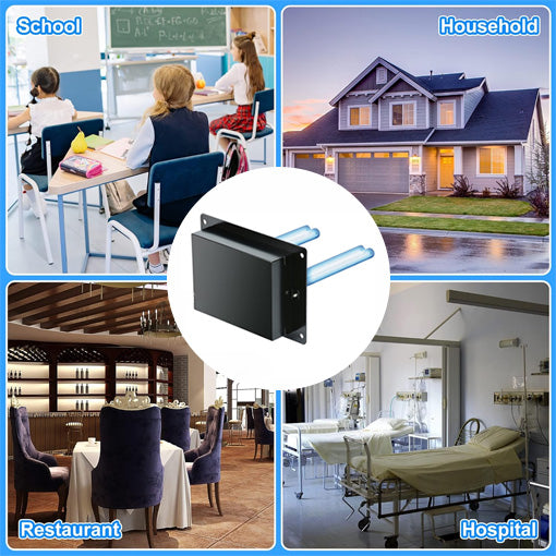 UV-C Dual Light System for A/C Duct
