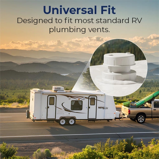 Aluminum RV Roof Sewer Plumbing Vent Cap