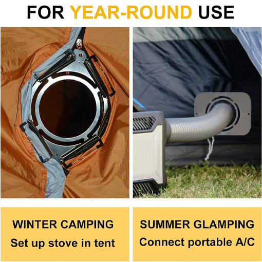 DIY Clip-on Hot Tent Stove Jack