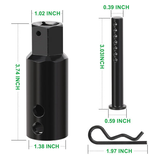 Heavy-Duty Trailer Jack Drill Adapter