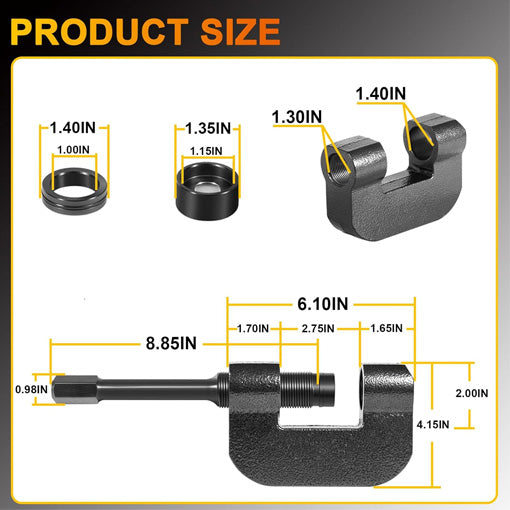 Semi Truck Brake Anchor Pin Press
