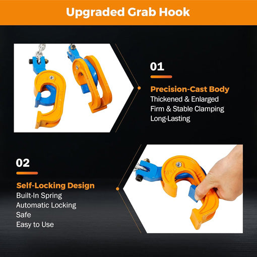 4 Hooks Chain Drum Lifter