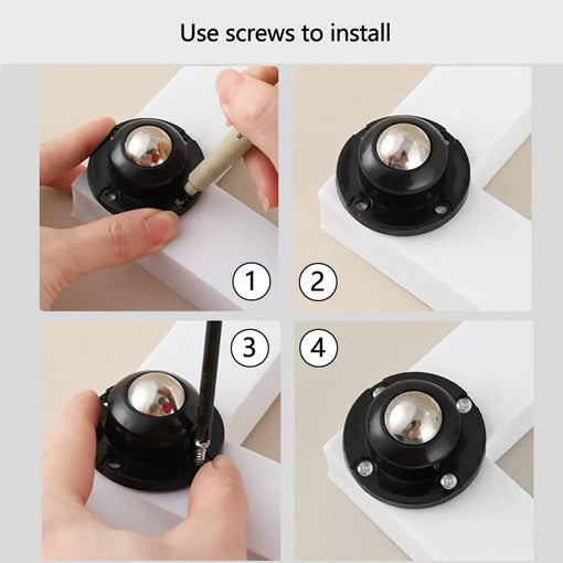 Self Adhesive Mini Caster Wheels