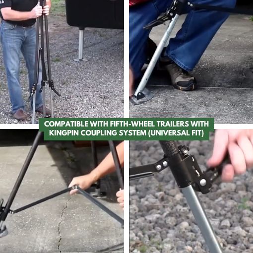 Lightweight RV Stabilizer for 5th Wheel Trailers