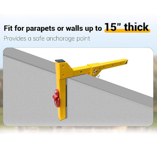 Parapet Adjustable Non-Penetrating Anchor