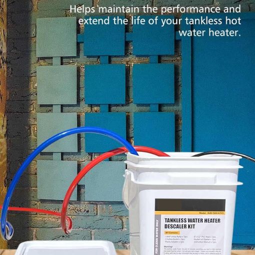 Portable Tankless Water Heater Flushing Kit