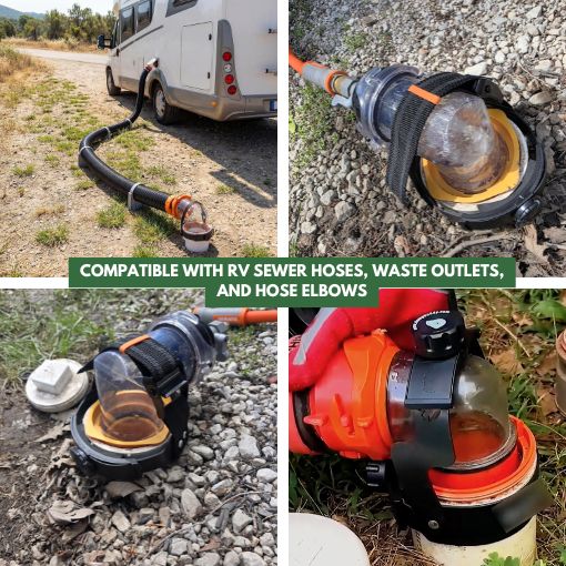 RV Sewer Hose Locking Clamp