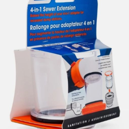 RV Sewer Extension for Recessed Dump Station