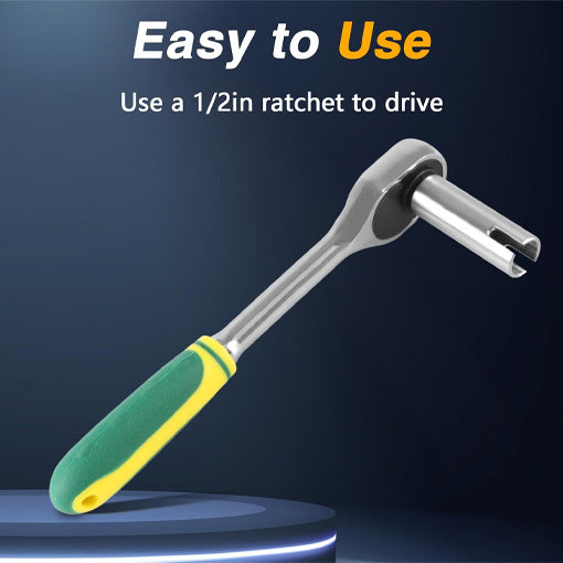 Scissor Jack Slotted Drill Adapter with Long & Short Bits