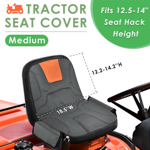 Tractor Seat Cover with Drink Pouch
