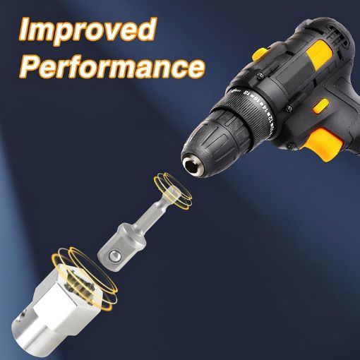 Trailer Jack Crank Handle Cordless Drill Adapter