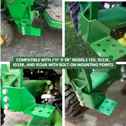 Upgraded 6" Bolt-on Tractor Driver Step