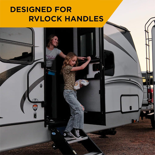 RV Screen Door Cross Bar with Quick Lock