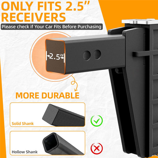 Adjustable Tri-Ball Trailer Hitch