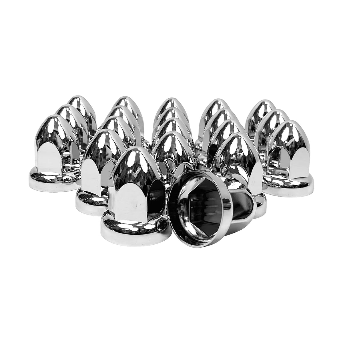 20-Pack Semi-Truck Push-On Lug Nut Cover